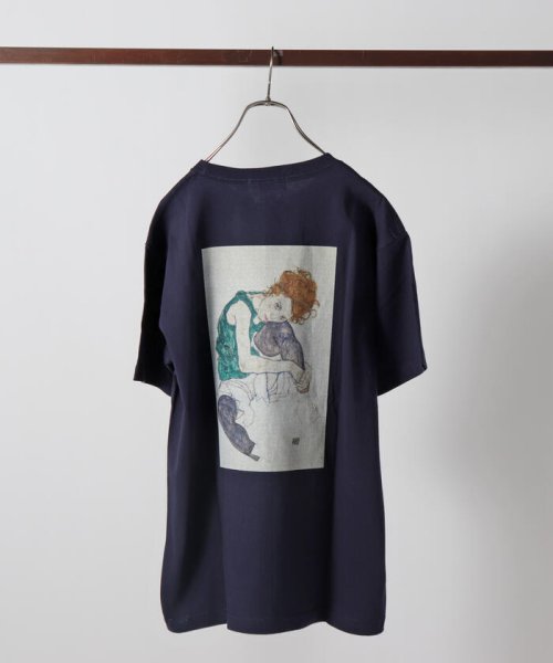 GLOSTER(GLOSTER)/【Art collector】EGON SCHIELE バックプリント アーティストフォトTシャツ/img13