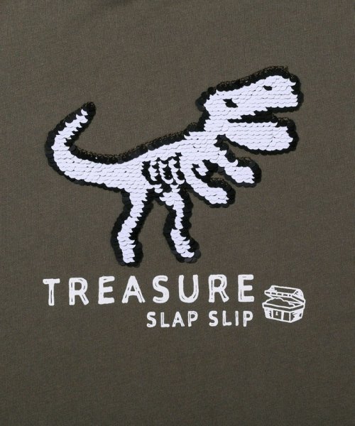 SLAP SLIP(スラップスリップ)/恐竜 スパンコール 天竺 Tシャツ (100~130cm)/img08