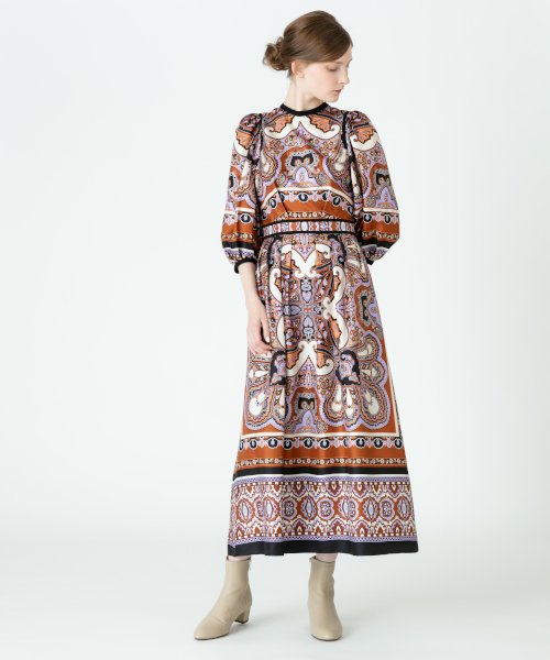 Loulou Willoughby ペイズリーパネルプリントワンピース アルアバイル Allureville Magaseek Loulou Willoughby ペイズリーパネルプリントワンピース アルアバイル Allureville Magaseek