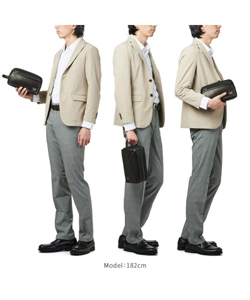 ポーター アメイズ ポーチ 022－03798 吉田カバン セカンドバッグ クラッチバッグ メンズ ブランド レザー 本革 結婚式 PORTER アメイズ ポーチ セカンドバッグ
