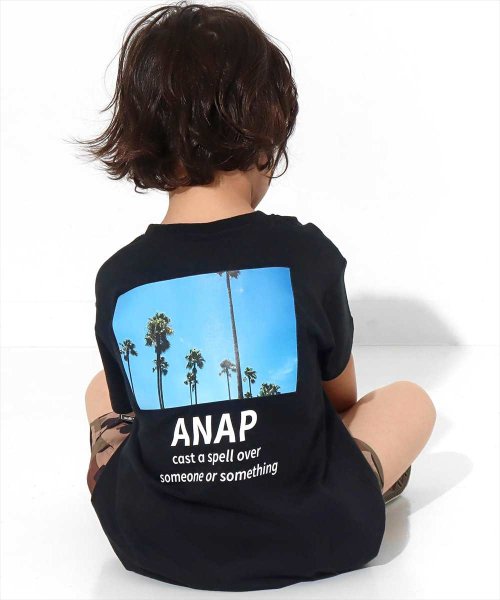 ANAP KIDS(アナップキッズ)/制菌ポケット付きパームツリービッグTシャツ/img06