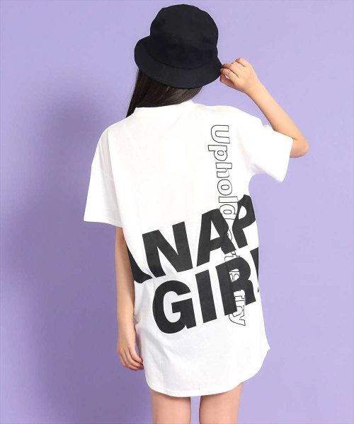 ANAP　GiRL(アナップガール)/後ろビッグロゴラウンドTシャツ/img03