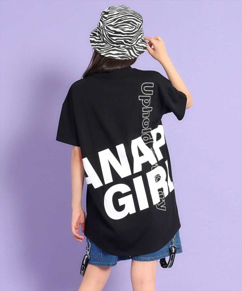 ANAP　GiRL(アナップガール)/後ろビッグロゴラウンドTシャツ/img07