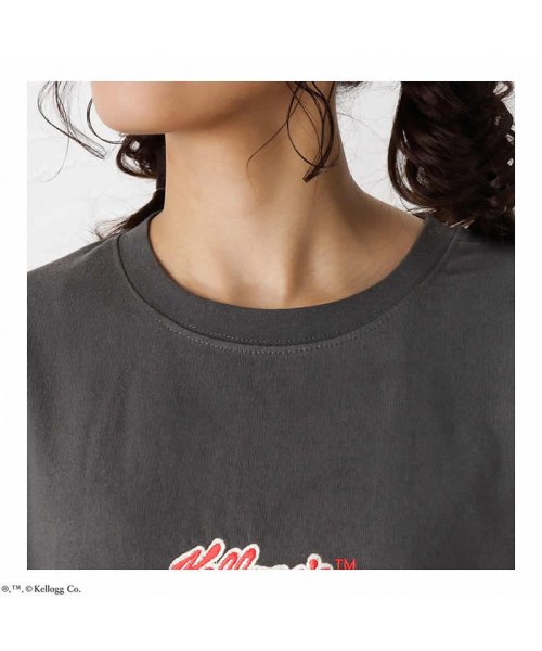 MAC HOUSE(women)(マックハウス（レディース）)/Kelloggs ケロッグ フロント刺繍Tシャツ 1515015－Z/img04