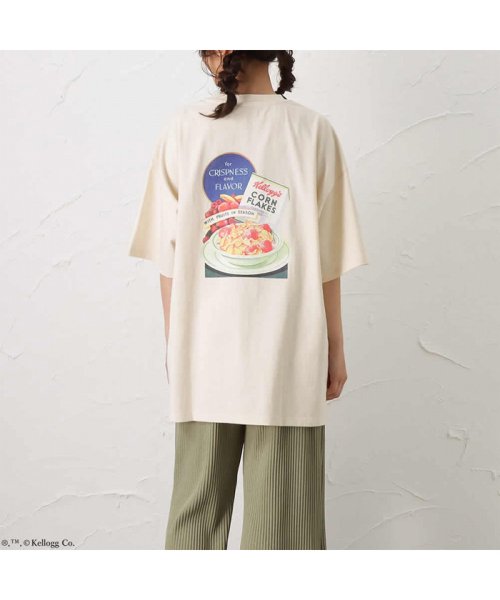 MAC HOUSE(women)(マックハウス（レディース）)/Kelloggs ケロッグ オーバーTシャツ 1515016－Z/img03