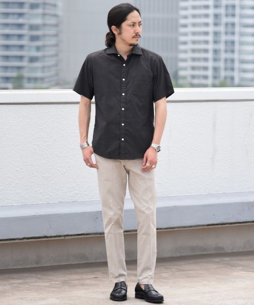 SHIPS MEN(シップス　メン)/【No tie， but smartness.】SHIPS: ドット セミワイドカラー ショートスリーブシャツ/img04