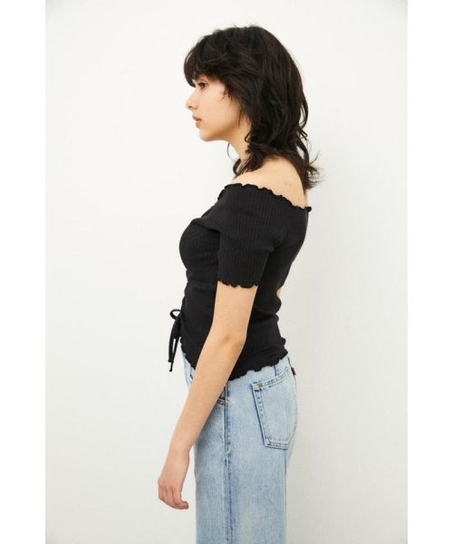 LAGUA GEM(ラグアジェム)/SHIRRING OFF SHOULDER TOPS/img10