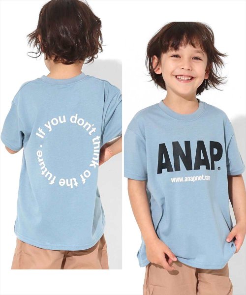 ANAP KIDS(アナップキッズ)/ANAPロゴプリントビッグTシャツ/img12