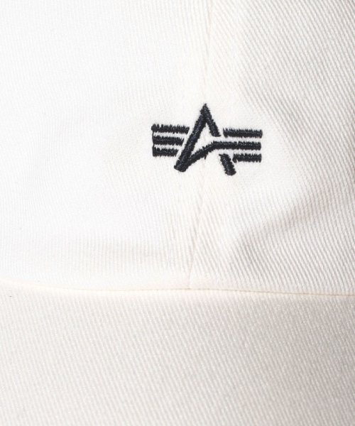 marukawa shonan(marukawa shonan)/【ALPHA/アルファ】スモールロゴ ローキャップ シンプル ワンポイント カジュアル 帽子 メンズ レディース/img03