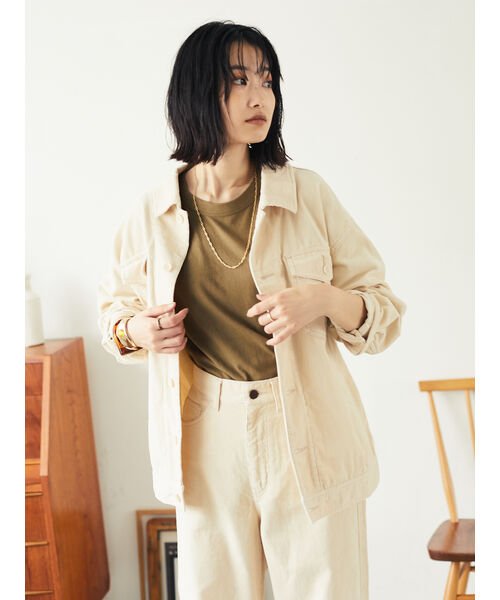 CRAFT STANDARD BOUTIQUE(クラフトスタンダードブティック)/CORDUROY BLOUSON/コーデュロイジャケット《COTTON USA》【CLUEL 10月号掲載】/img06