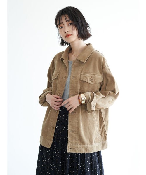 CRAFT STANDARD BOUTIQUE(クラフトスタンダードブティック)/CORDUROY BLOUSON/コーデュロイジャケット《COTTON USA》【CLUEL 10月号掲載】/img12