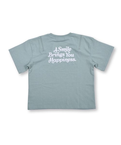 ZIDDY(ジディー)/パステルカラー ファスナー ロゴ Tシャツ(130~160cm)/img16