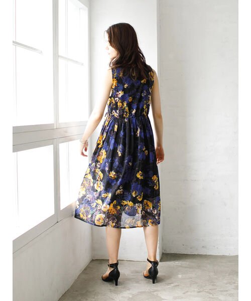 セール ノースリーブ花柄ワンピース コエ Koe Magaseek セール ノースリーブ花柄ワンピース コエ Koe Magaseek