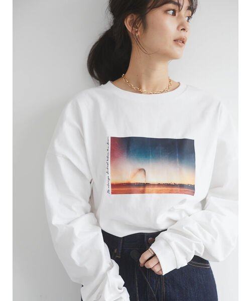 CRAFT STANDARD BOUTIQUE(クラフトスタンダードブティック)/【non－no 6月号掲載】NEW DAWN TEE / プリントロンT/img01