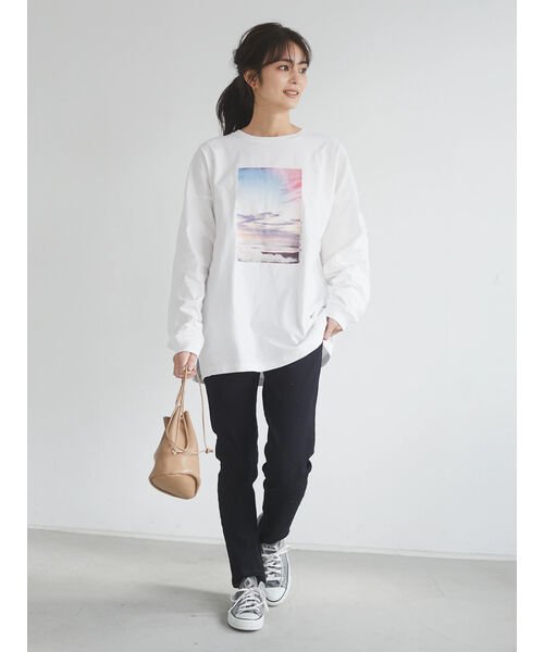 CRAFT STANDARD BOUTIQUE(クラフトスタンダードブティック)/【non－no 6月号掲載】NEW DAWN TEE / プリントロンT/img03