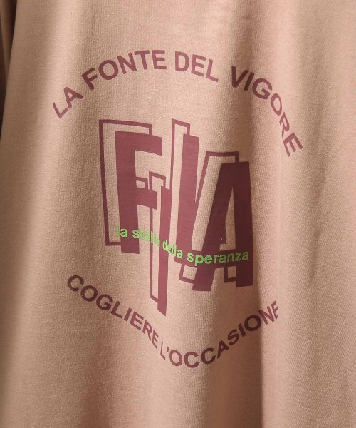 ZIP FIVE(ジップファイブ)/【fh7889】FILAユニセックスバックイラストTシャツ/img04
