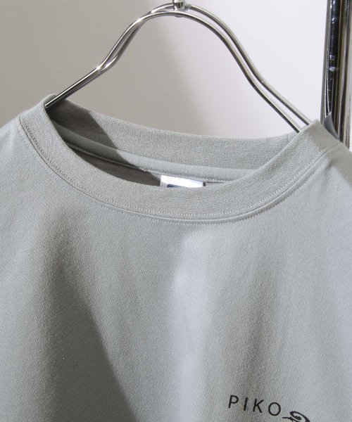 ZIP FIVE(ジップファイブ)/【pkm1436】PIKO ビックシルエットイラストTシャツ/img01