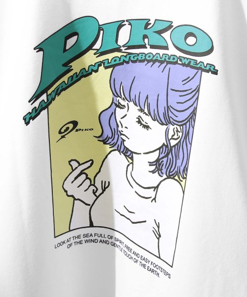 ZIP FIVE(ジップファイブ)/【pkm1437】PIKO ビックシルエットイラストTシャツ/img04