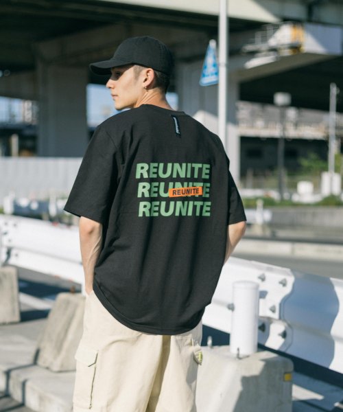 Rocky Monroe(ロッキーモンロー)/プリントT メンズ レディース 半袖 Tシャツ カットソー バックプリント 韓国ブランド teeazstudio REUNITE オーバーサイズ ビッグシルエッ/img06