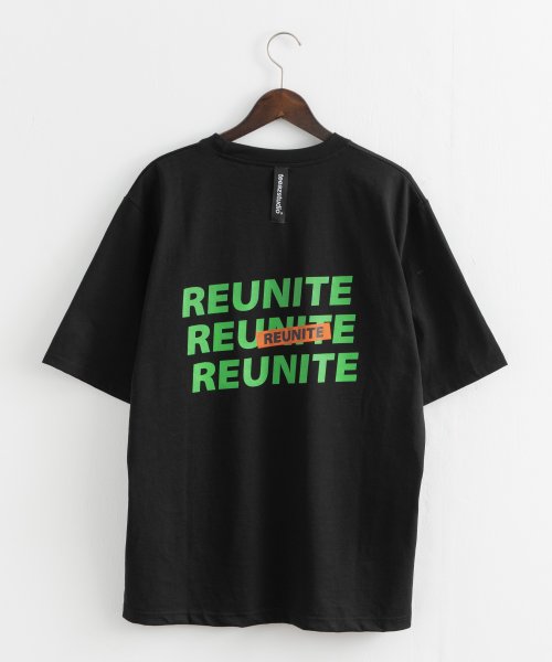 Rocky Monroe(ロッキーモンロー)/プリントT メンズ レディース 半袖 Tシャツ カットソー バックプリント 韓国ブランド teeazstudio REUNITE オーバーサイズ ビッグシルエッ/img21