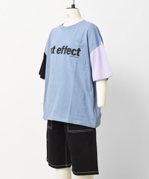 RAT EFFECT(ラット エフェクト)/ポケット付きフロントプリントビッグTシャツ/img10