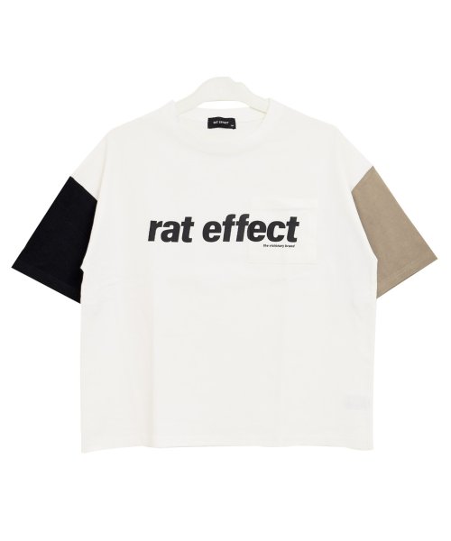 RAT EFFECT(ラット エフェクト)/ポケット付きフロントプリントビッグTシャツ/img13