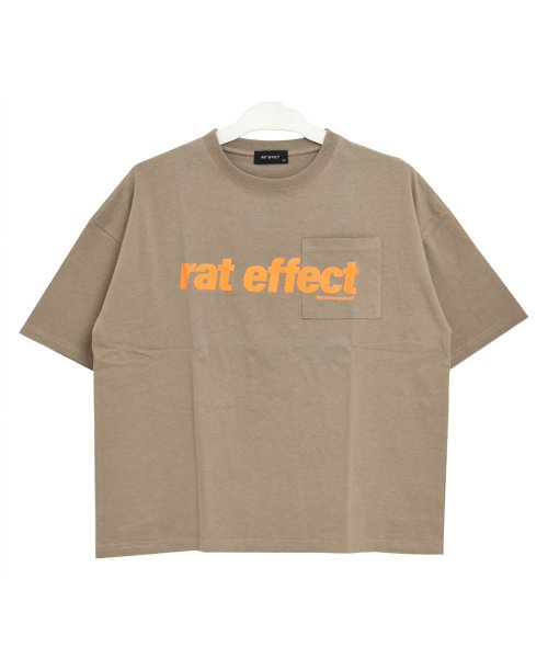 RAT EFFECT(ラット エフェクト)/ポケット付きフロントプリントビッグTシャツ/img14