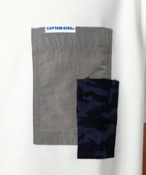MARUKAWA(マルカワ)/【CAPTAIN STAG】キャプテン スタッグ メンズ 半袖 ポンチ ポケット Tシャツ/img04