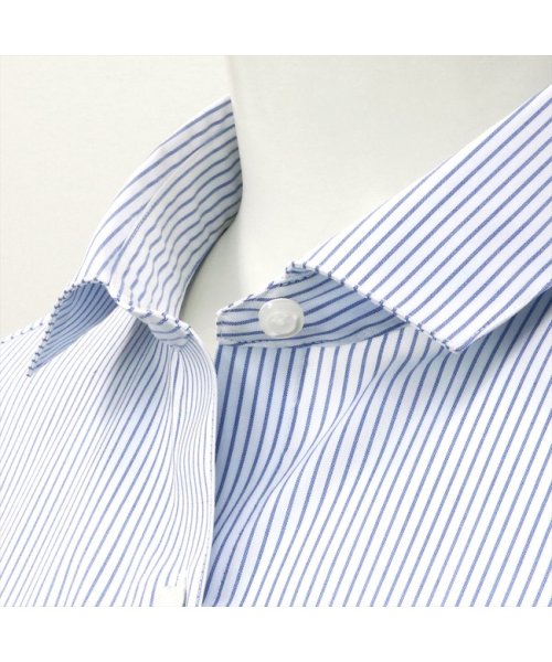TOKYO SHIRTS(TOKYO SHIRTS)/形態安定 ワイド衿 ストレッチ 半袖ビジネスワイシャツ/img04
