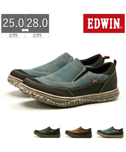 EDWIN(EDWIN)/メンズ カジュアル スリッポン EDWIN エドウィン スニーカー 軽量 ローカット FS－EDM641/img01