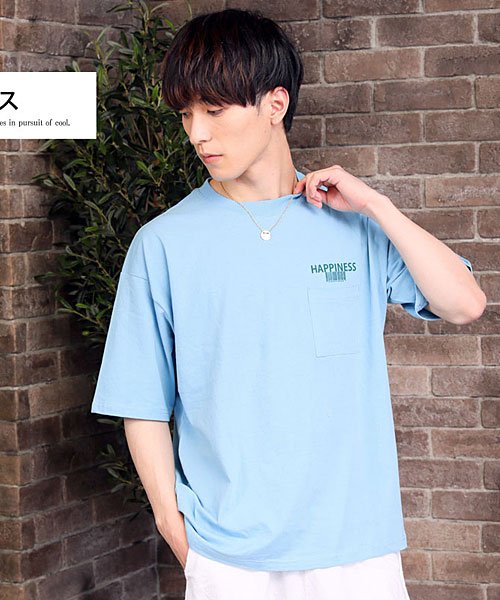 TopIsm(トップイズム)/USAコットン 綿100％ ポケット付き 半袖 Tシャツ/img05