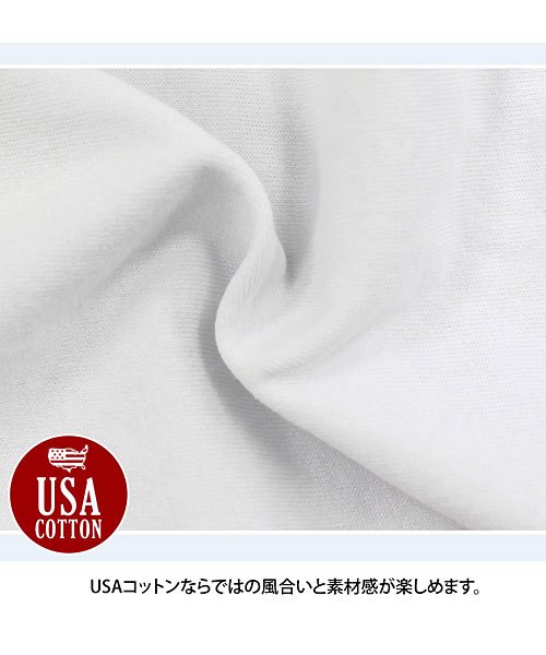 TopIsm(トップイズム)/USAコットン 綿100％ ポケット付き 半袖 Tシャツ/img13