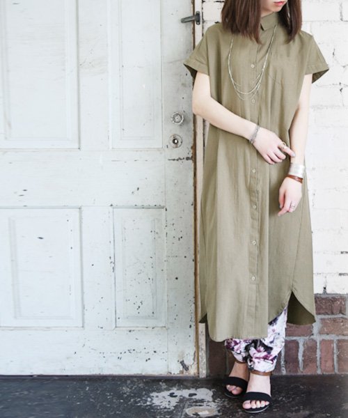 選べる2type！スキッパー＆ベーシックシャツワンピース ワンピース シャツワンピース レディース 春夏 シャツワンピ ロング ロング丈 ロングワンピ スキッパ 人気・おすすめ｜売れ筋商品・話題商品におすすめ コスパ重視 安心配送 スピーディーにお届け