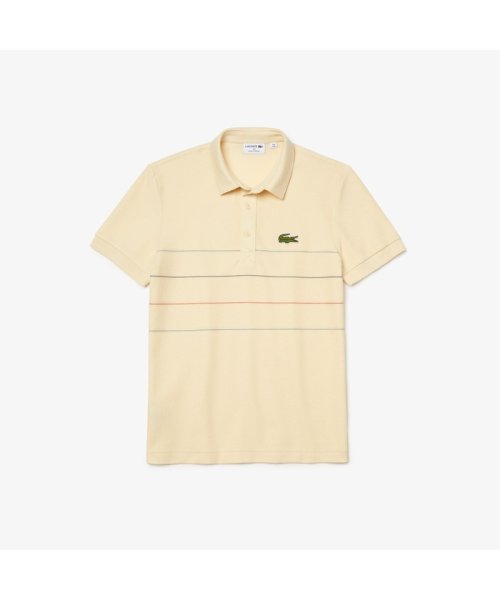 LACOSTE Mens(ラコステ　メンズ)/切り替えピンボーダーオーガニックコットンポロシャツ/img13