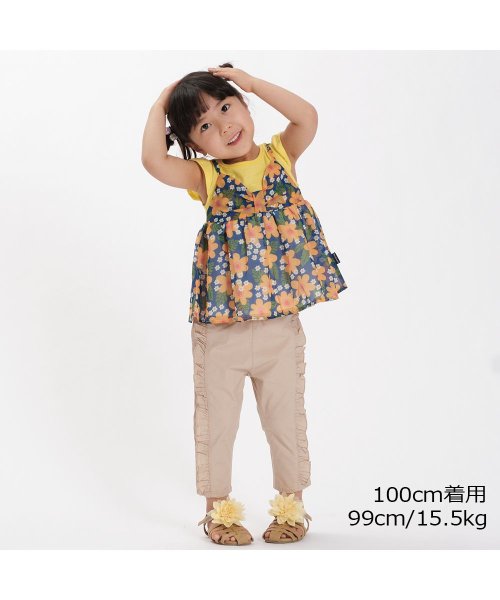 セール 子供服 Moujonjon ムージョンジョン フリル付き7分丈パンツ 90cm 140cm M ムージョンジョン Moujonjon Magaseek セール 子供服 Moujonjon ムージョンジョン フリル付き7分丈パンツ 90cm 140cm M ムージョンジョン Moujonjon Magaseek