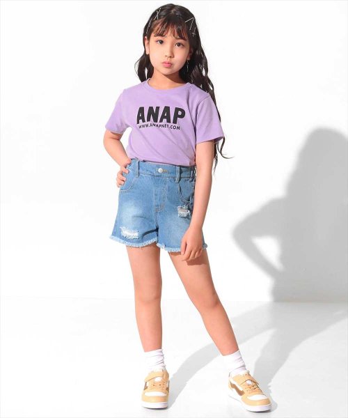 ANAP KIDS(アナップキッズ)/吸水速乾アドレスロゴＴシャツ/img21