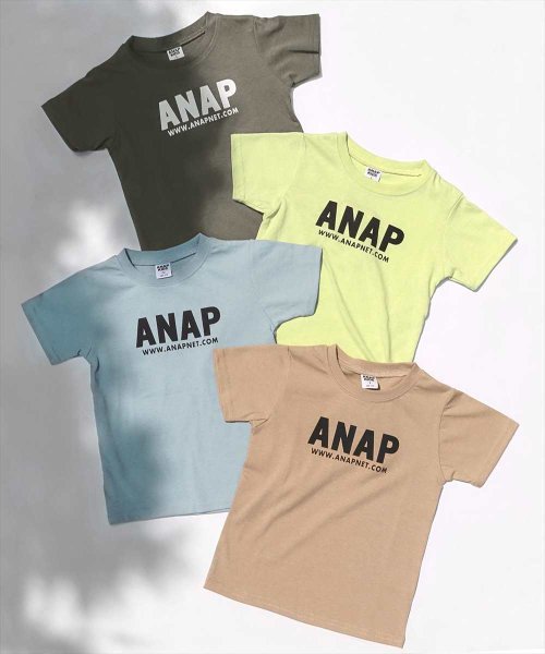 ANAP KIDS(アナップキッズ)/吸水速乾アドレスロゴＴシャツ/img24