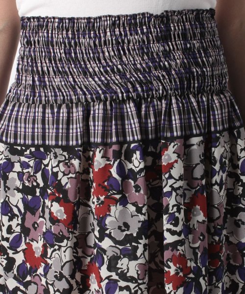 SHIPS WOMEN OUTLET(シップス　ウィメン　アウトレット)/(1320)DM:PANEL PRINT FLARE SK/img21