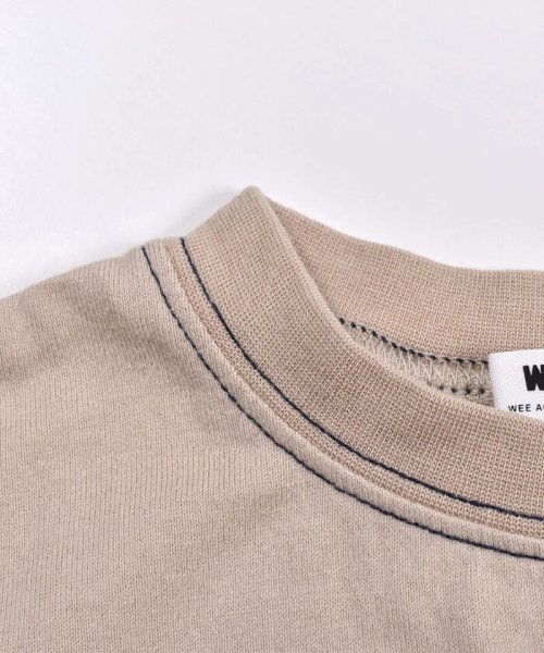 WASK(ワスク)/ネーム 付き ポケット ロゴ 天竺 ワイド 半袖 Tシャツ (100~160cm/img15
