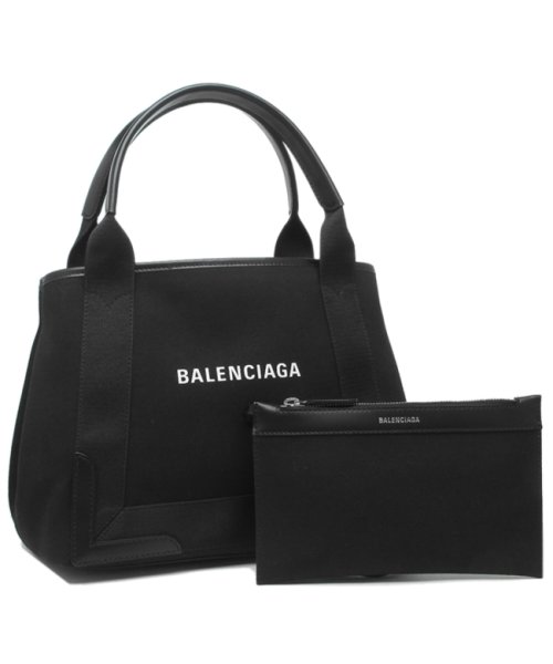 BALENCIAGA(バレンシアガ)/バレンシアガ トートバッグ ネイビーカバ Sサイズ ブラック レディース BALENCIAGA 339933 2HH3N 1000/img01