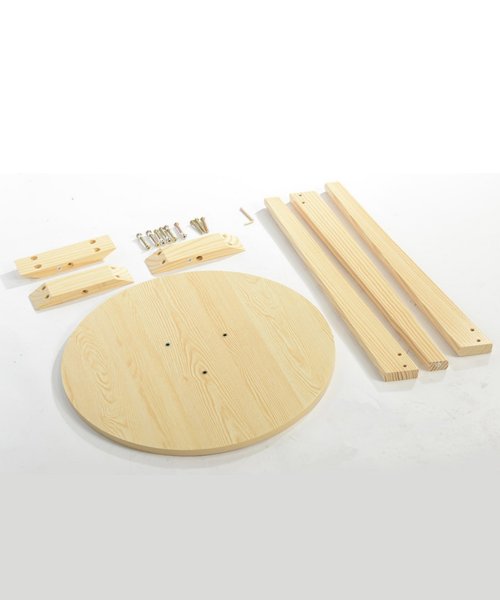 aimoha(aimoha（アイモハ）)/サイドテーブル 木製 おしゃれ 円形 ナイトテーブル ソファ/img04