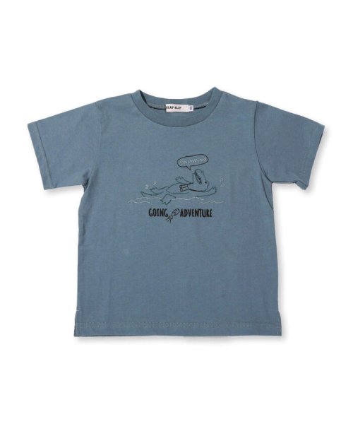 SLAP SLIP(スラップスリップ)/アニマル ステッチ 刺繍 天竺 Tシャツ (80~130cm)/img03