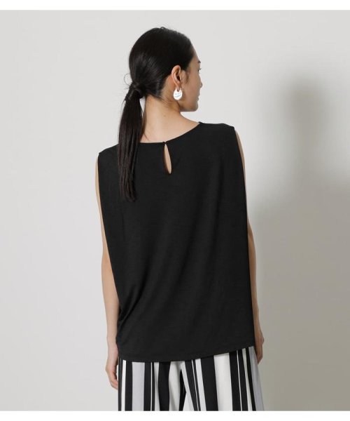 AZUL by moussy(アズールバイマウジー)/GLOSSY COOL BACK TUCK TANK/img06