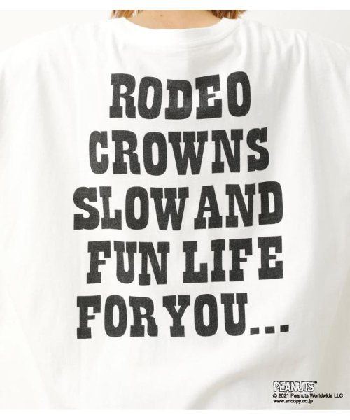 RODEO CROWNS WIDE BOWL(ロデオクラウンズワイドボウル)/PEANUTS SURF’S UP Tシャツ/img05