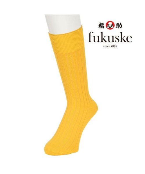 fukuske(フクスケ)/福助 公式 メンズ fukuske 定番6:2リブ カジュアル レギュラー丈ソックス/img01