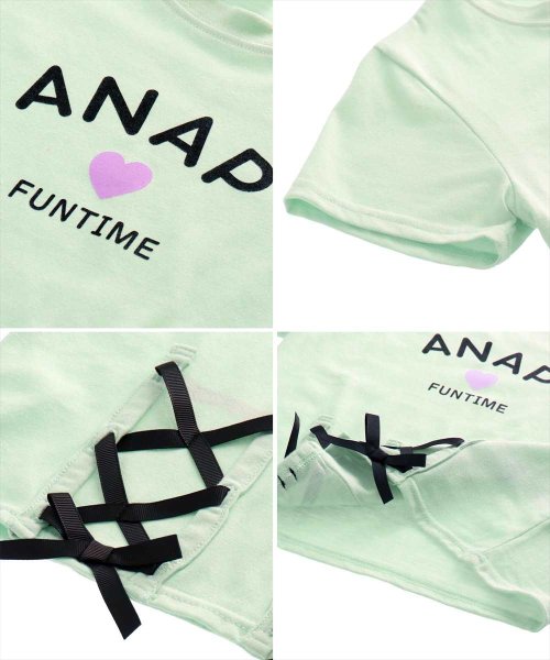 ANAP KIDS(アナップキッズ)/フロントレースアップTシャツ/img12