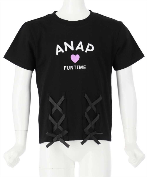 ANAP KIDS(アナップキッズ)/フロントレースアップTシャツ/img14