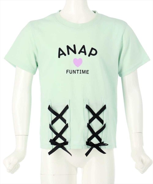ANAP KIDS(アナップキッズ)/フロントレースアップTシャツ/img16