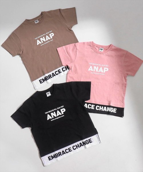 ANAP KIDS(アナップキッズ)/レイヤード風ビッグTシャツ/img14