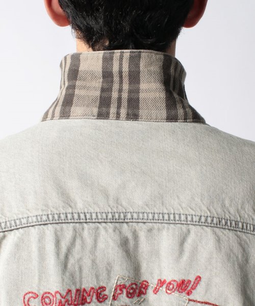 LEVI’S OUTLET(リーバイスアウトレット)/LVC FLANNEL TRUCKER LEAVE ME ALONE/img07